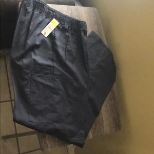 Charcoal gray medical/nursing scrub pants. XL  NWT